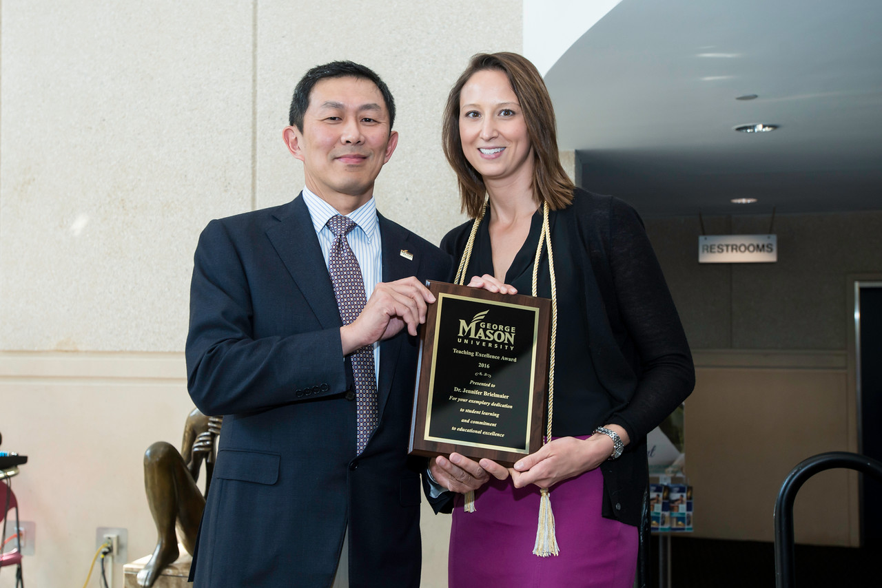 2016 Celebration of Teaching Excellence. Photo by Ron Aira/Creative Services/George Mason University