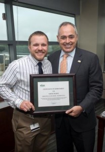 Gregg Black, Employee of the Month. Photo by George Mason University.